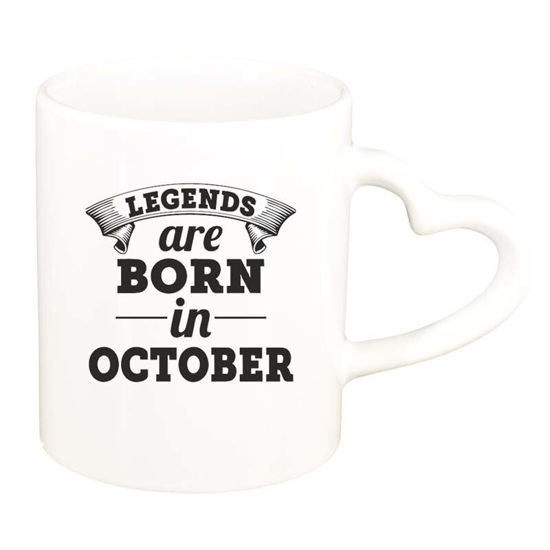 Cana Legend, alb, maner inima, 330ml, D72