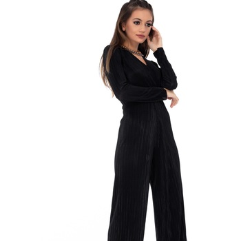Salopeta de dama, neagra, ROH, creponata , 40 Salopeta de dama, neagra, ROH, creponata , 40