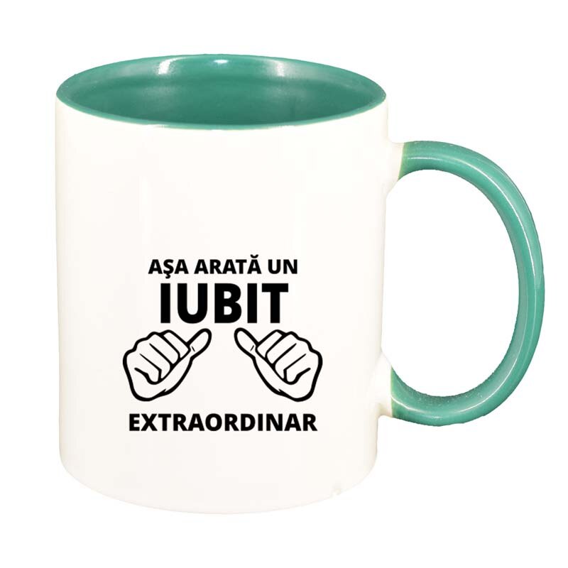 Cana Extraordinar, interior verde, 330ml, D88