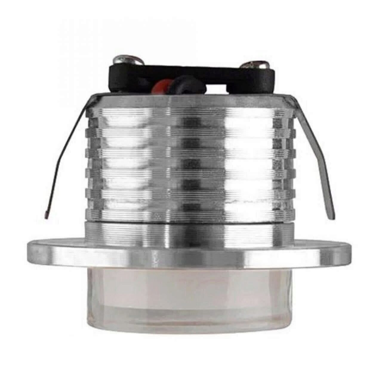 Spot Led Bella Mat Chrome, 3W, 125lm, lumina neutra 4200K, patrat, 85-265V, Aluminiu, Argintiu