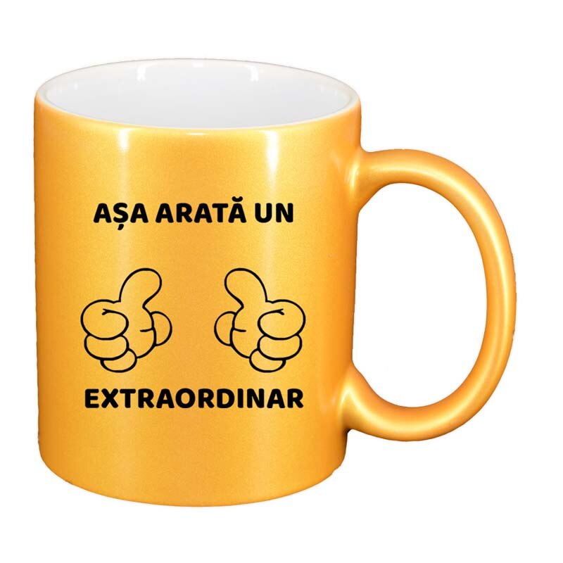 Cana Extraordinar, auriu sidefata, 330ml, D90