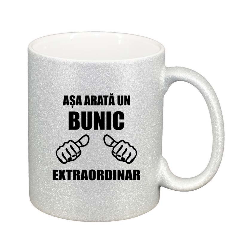 Cana Extraordinar, argintiu sidefata glitter, 330ml, D87