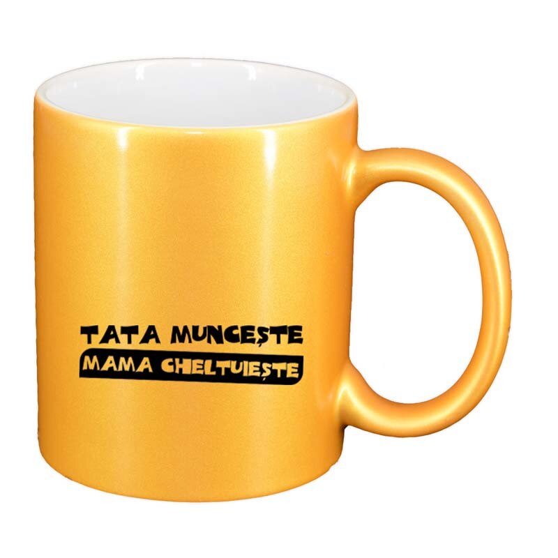 Cana Tata, auriu sidefata, 330ml, D89