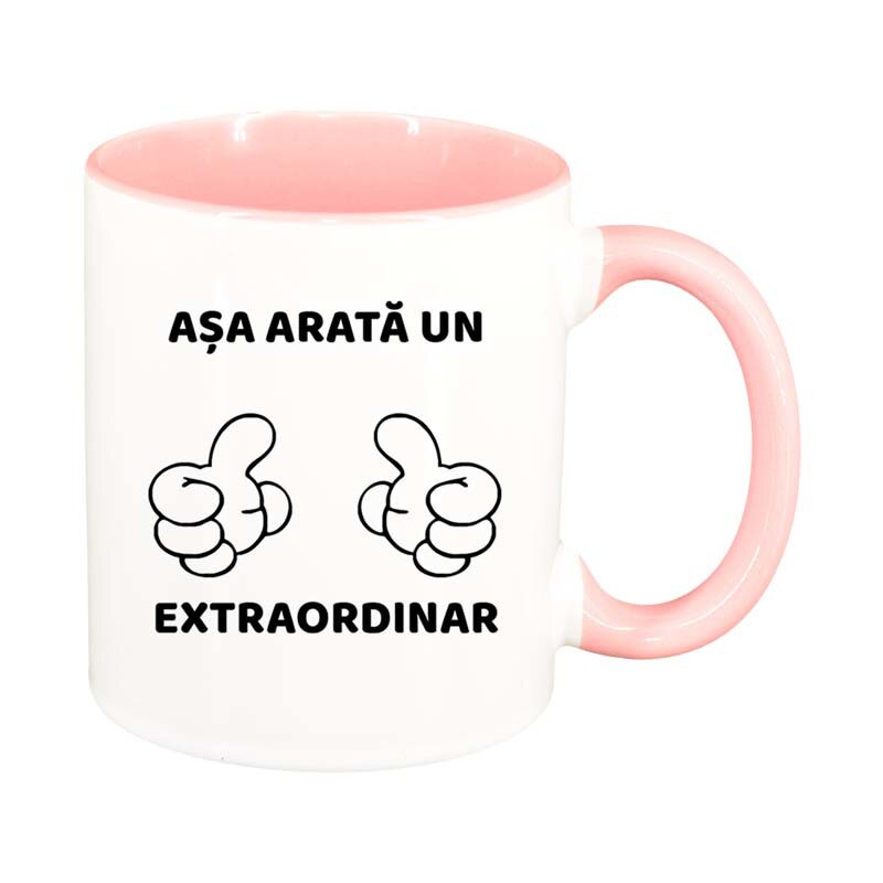 Cana Extraordinar, interior roz, 330ml, D90