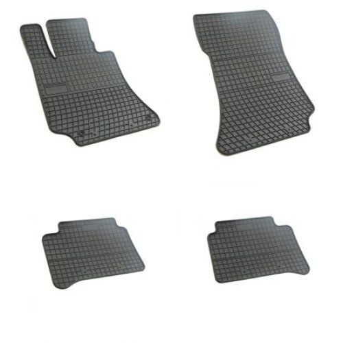 Set 4 covorase/presuri din cauciuc negru antiaderent dedicate MERCEDES CLS C218 din 2011 in prezent