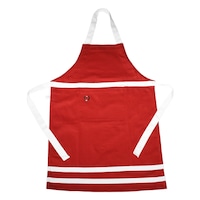 Sort de bucatarie cu buzunar, JAMIE OLIVER, unisex, 100% bumbac, 61 x 91.5 cm, utility apron, rosu