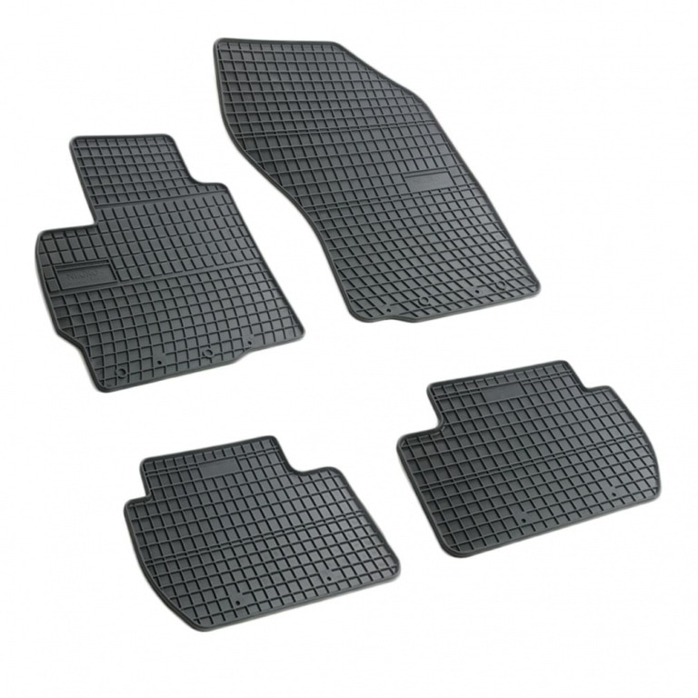 Set 4 covorase/presuri din cauciuc negru antiaderent dedicate MITSUBISHI OUTLANDER II 2006-2012