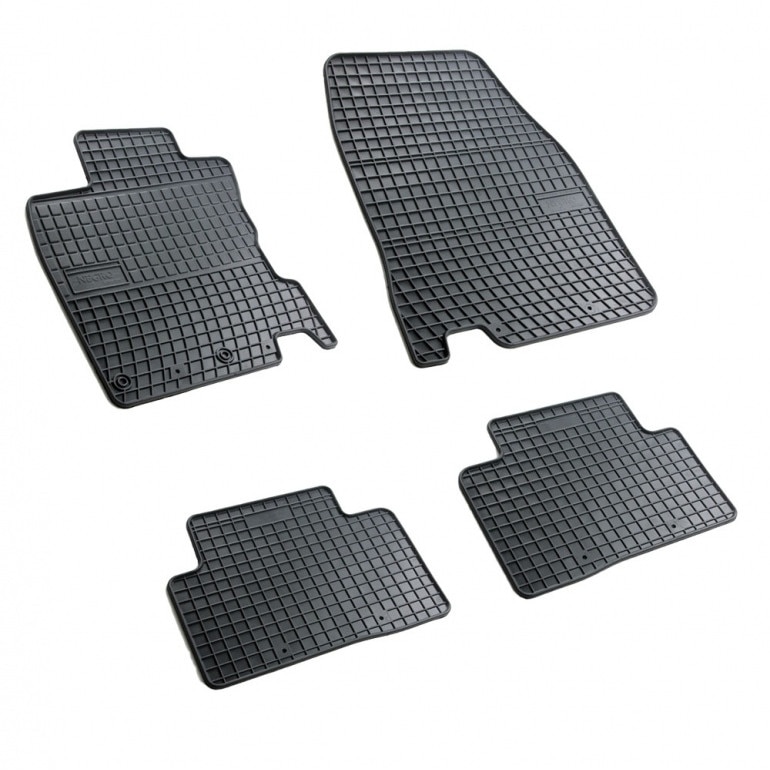 Set 4 covorase/presuri din cauciuc negru antiaderent dedicate NISSAN QASHQAI II din 2013 in prezent