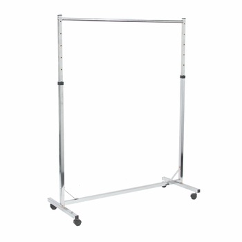 Stender metalic cromat reglabil pentru haine E-511 Stender metalic cromat reglabil pentru haine E-511