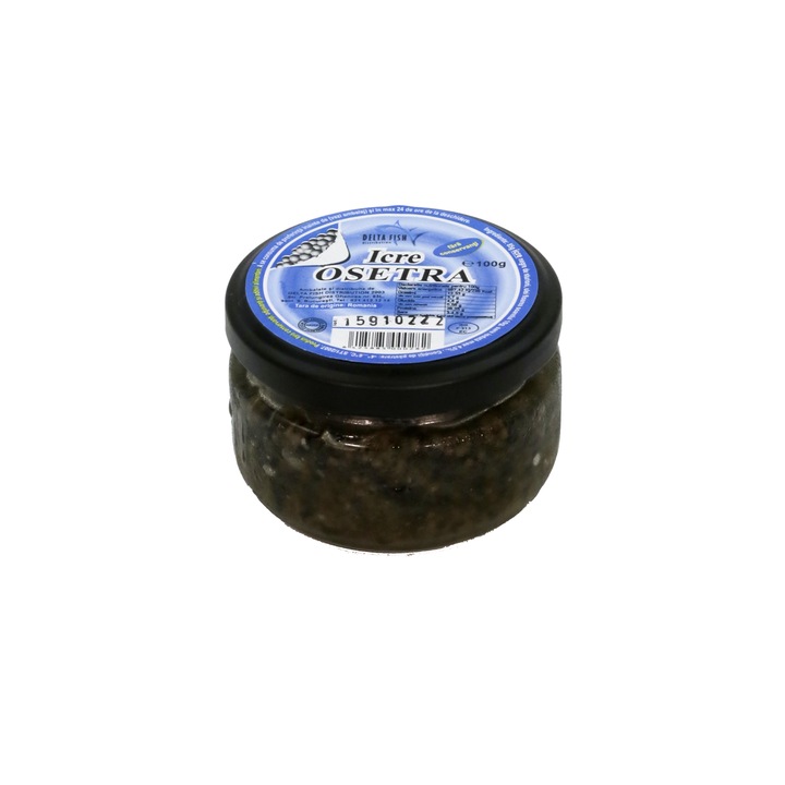 Icre Negre Caviar Osetra, Delta Fish,100g