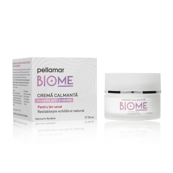 Crema calmanta PELLAMAR - BIOME - ten uscat, 50 ml Crema calmanta PELLAMAR - BIOME - ten uscat, 50 ml