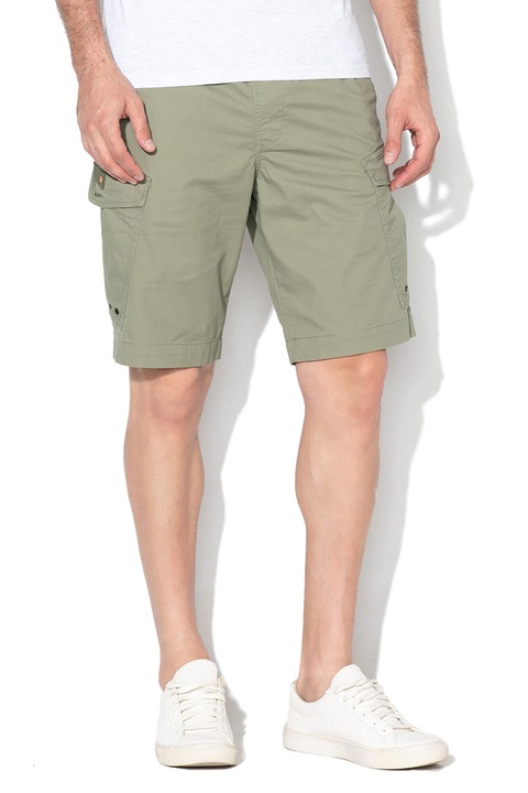 Superdry & Co, World Wide cargo bermuda nadrág, Spárgazöld, 30