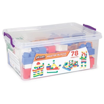 Set de constructie in cutie 78 piese Master Blocks Set de constructie in cutie 78 piese Master Blocks