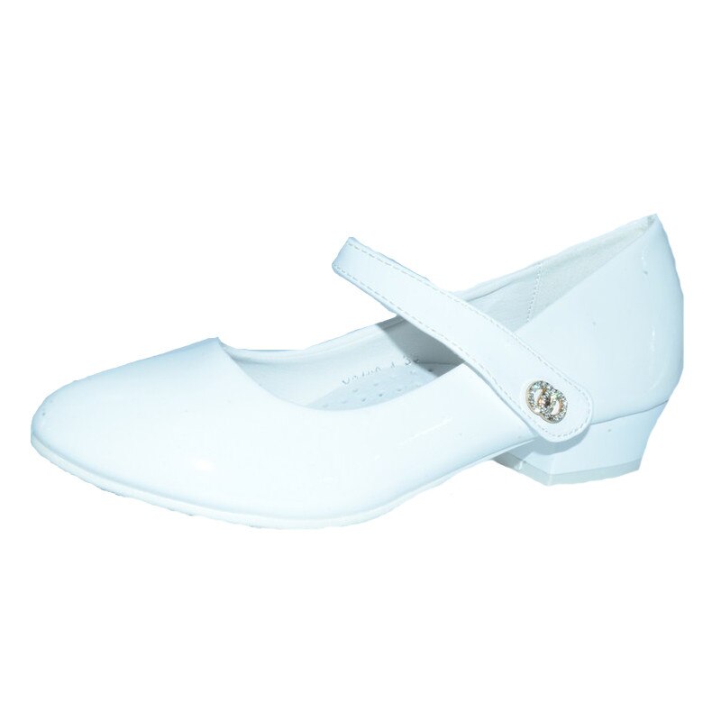 Pantofi cu toc pentru fetite Miss Q Y2400-4, Alb