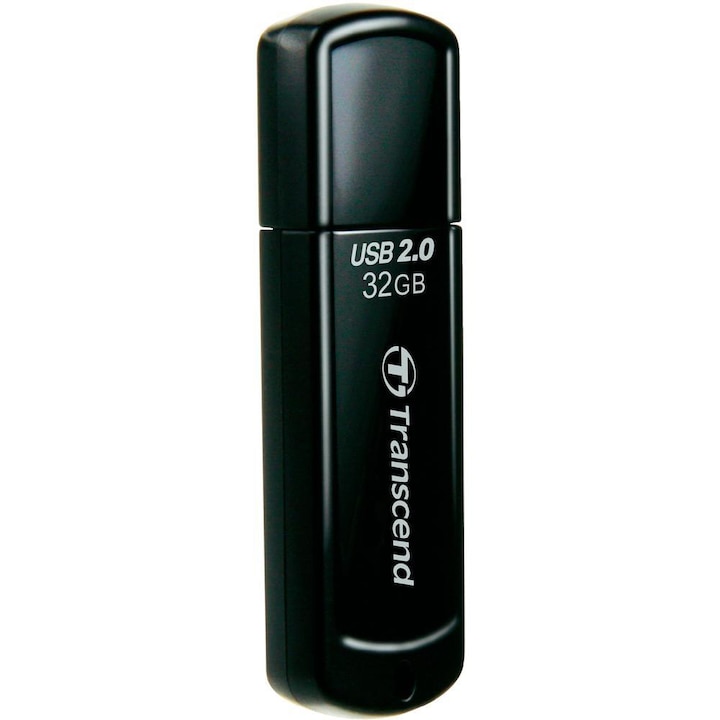 Памет USB Transcend JetFlash® 350 32GB, USB 2.0, Black