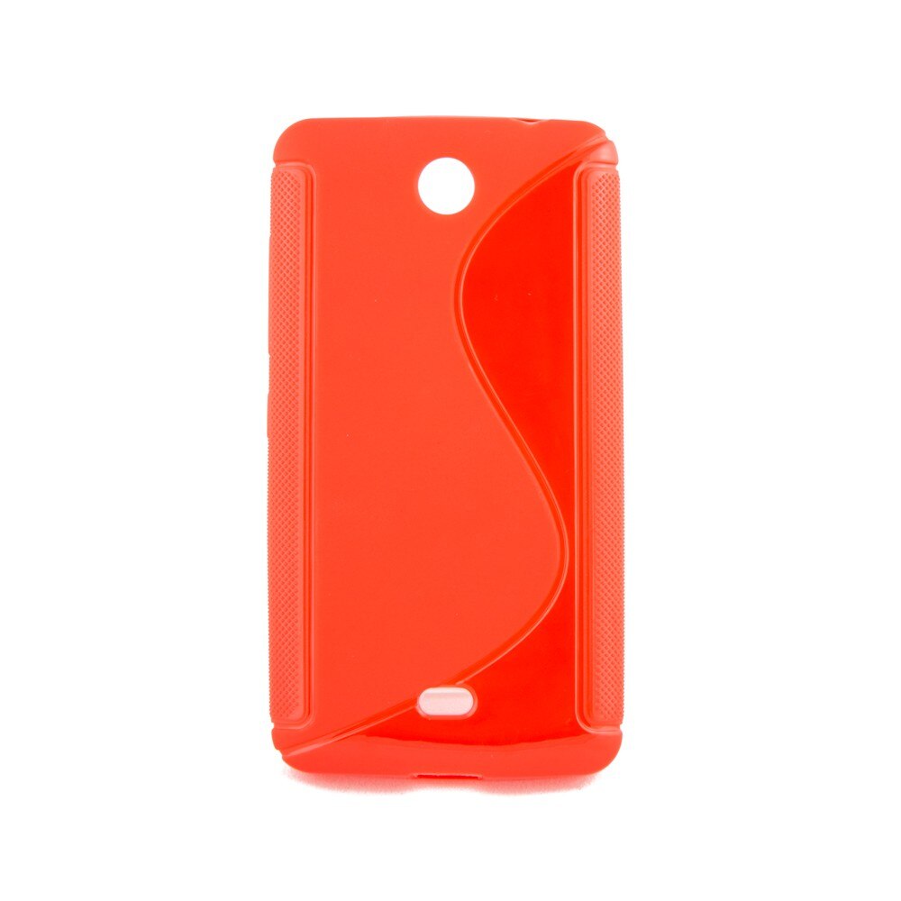 Husa silicon, Microsoft Lumia 430, SLine, Rosu