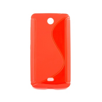 Husa silicon, Microsoft Lumia 430, SLine, Rosu Husa silicon, Microsoft Lumia 430, SLine, Rosu