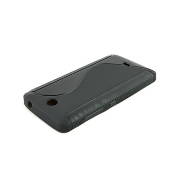 Husa silicon, Microsoft Lumia 430 SLine, Negru Husa silicon, Microsoft Lumia 430 SLine, Negru