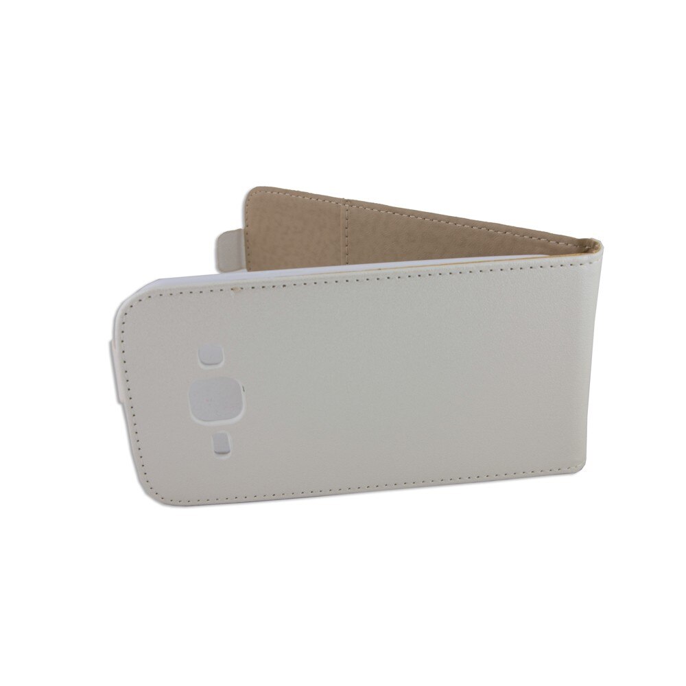 Husa piele, ECO Slim, Pocket Samsung GalaxyJ1, Alb