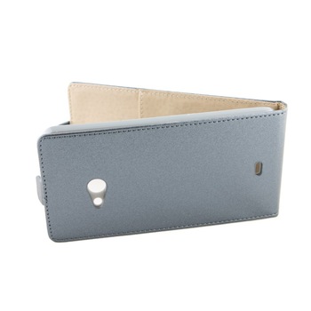 Husa piele, Eco Pocket, Microsoft Lumia 540, Gri Husa piele, Eco Pocket, Microsoft Lumia 540, Gri