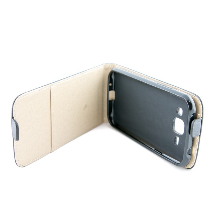 Кожен калъф, ECO Slim, Pocket Съвместим със Samsung GalaxyJ1, черен