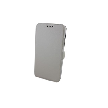 Husa piele, Eco Pocket, Book Microsoft Lumia 540, Alb Husa piele, Eco Pocket, Book Microsoft Lumia 540, Alb