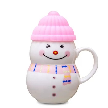 Cana forma om de zapada roz + capac de silicon 250 ml Cana forma om de zapada roz + capac de silicon 250 ml