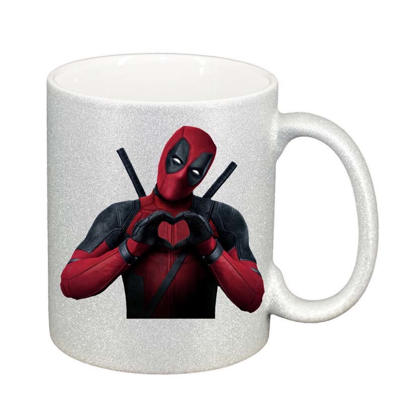 Cana Deadpool, argintiu sidefata glitter, 330ml, D117