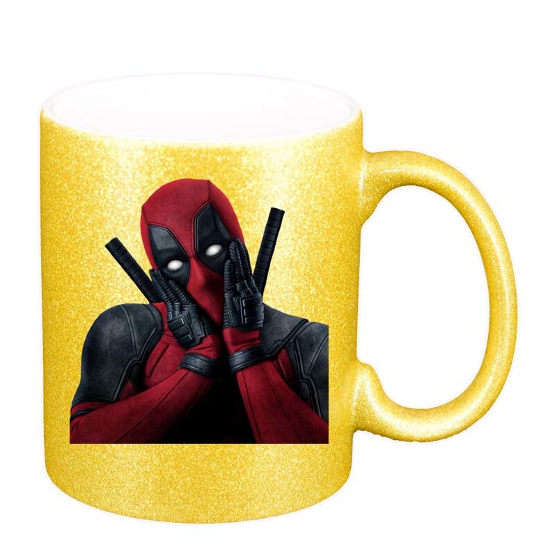 Cana Deadpool, auriu sidefata glitter, 330ml, D120