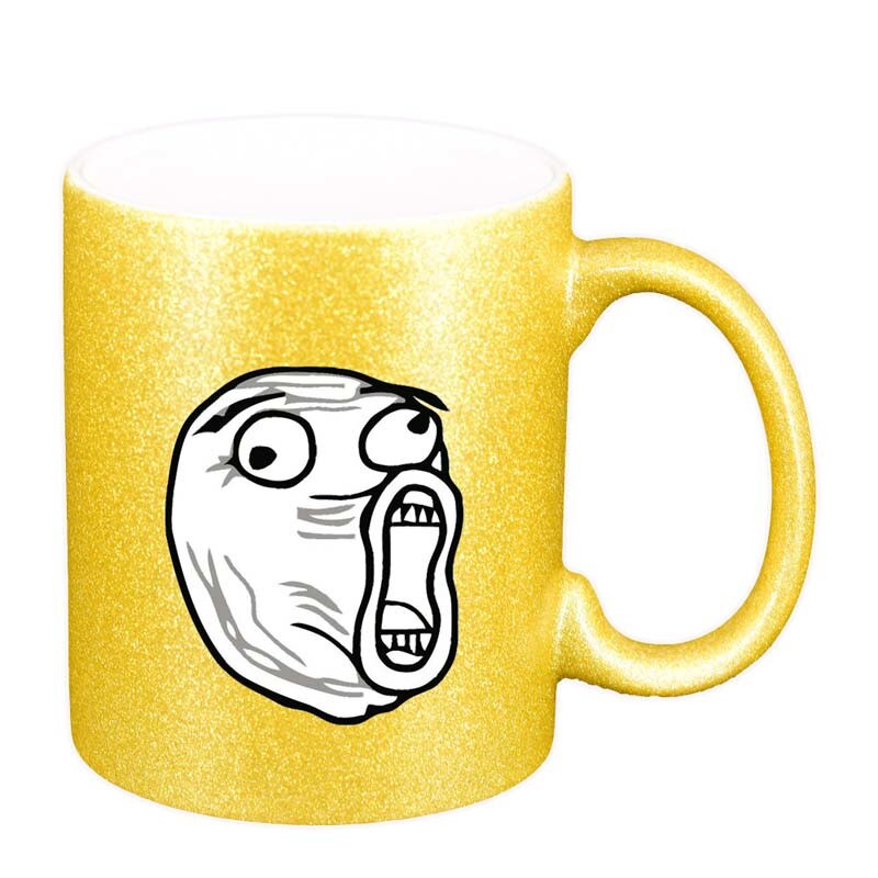 Cana Meme, auriu sidefata glitter, 330ml, D135