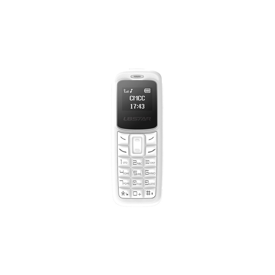 Mini Telefon Mobil Wireless BM30, Nano-SIM, GSM 1900Mhz, 260mAh, Voce HD,  0.66Inch, Clasic Alb - eMAG.ro