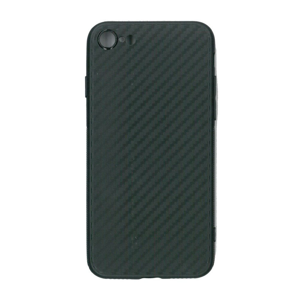 Husa din silicon mat Eurocell pentru iPhone 8, negru