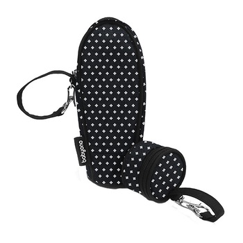 Gentuta termica Baby Ono pentru biberon cu suport suzeta Negru So City Gentuta termica Baby Ono pentru biberon cu suport suzeta Negru So City