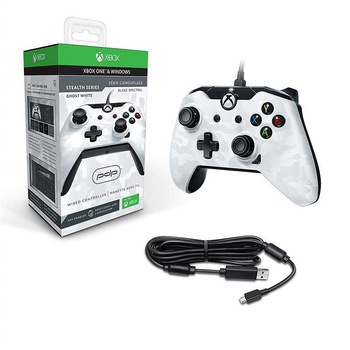 Controller Pdp Cu Cablu Alb Camo Xbox One Controller Pdp Cu Cablu Alb Camo Xbox One
