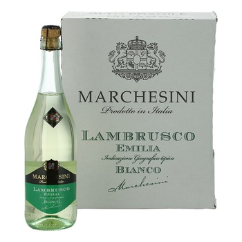 Vin Spumant Alb Lambrusco Marchesini Bianco, 0.75l , pachet 6 sticle Vin Spumant Alb Lambrusco Marchesini Bianco, 0.75l , pachet 6 sticle