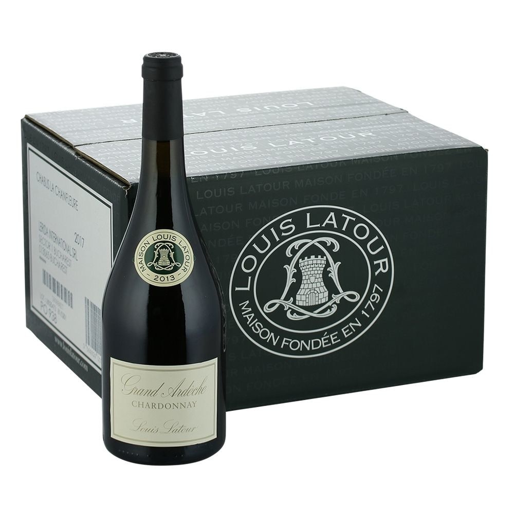 Vin Alb Louis Latour Grand Ardeche Chardonnay 0.75 l , 6 sticle