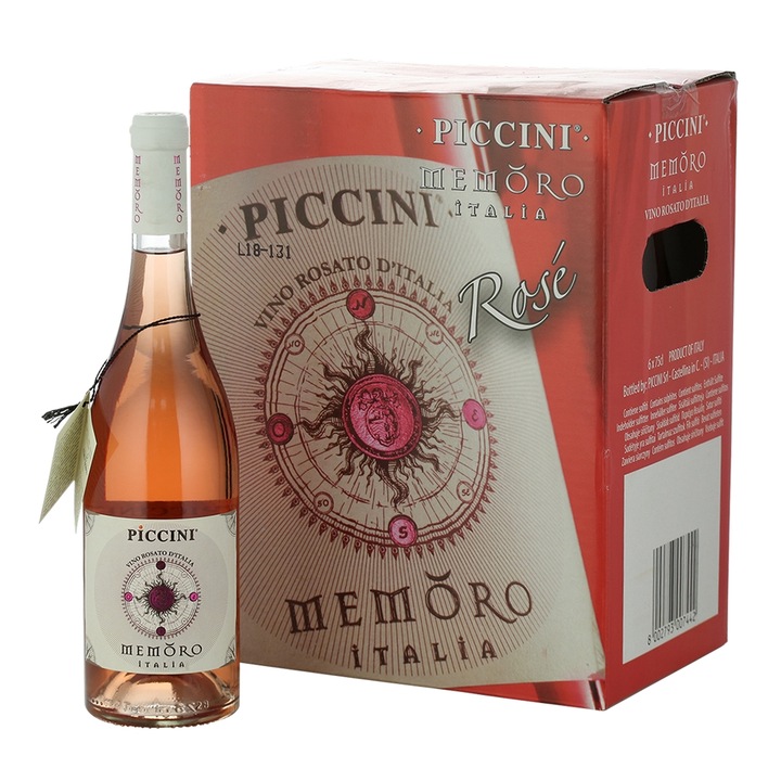 Vin Rose Piccini Memoro Rose d' Italia 0.75 l , 6 sticle