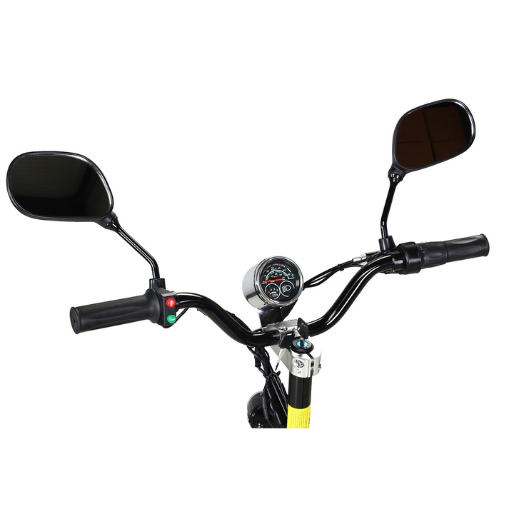 Trotineta electrica, Scuter, eFlux Street 40, 800 W, Pliabil, Negru