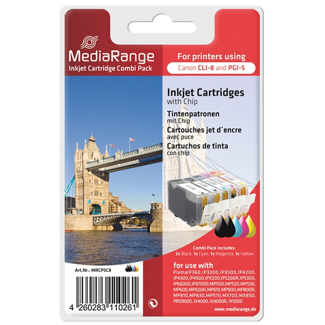 Cartuse imprimante inkjet MultiPack pentru Canon PGI-5 si CLI-8