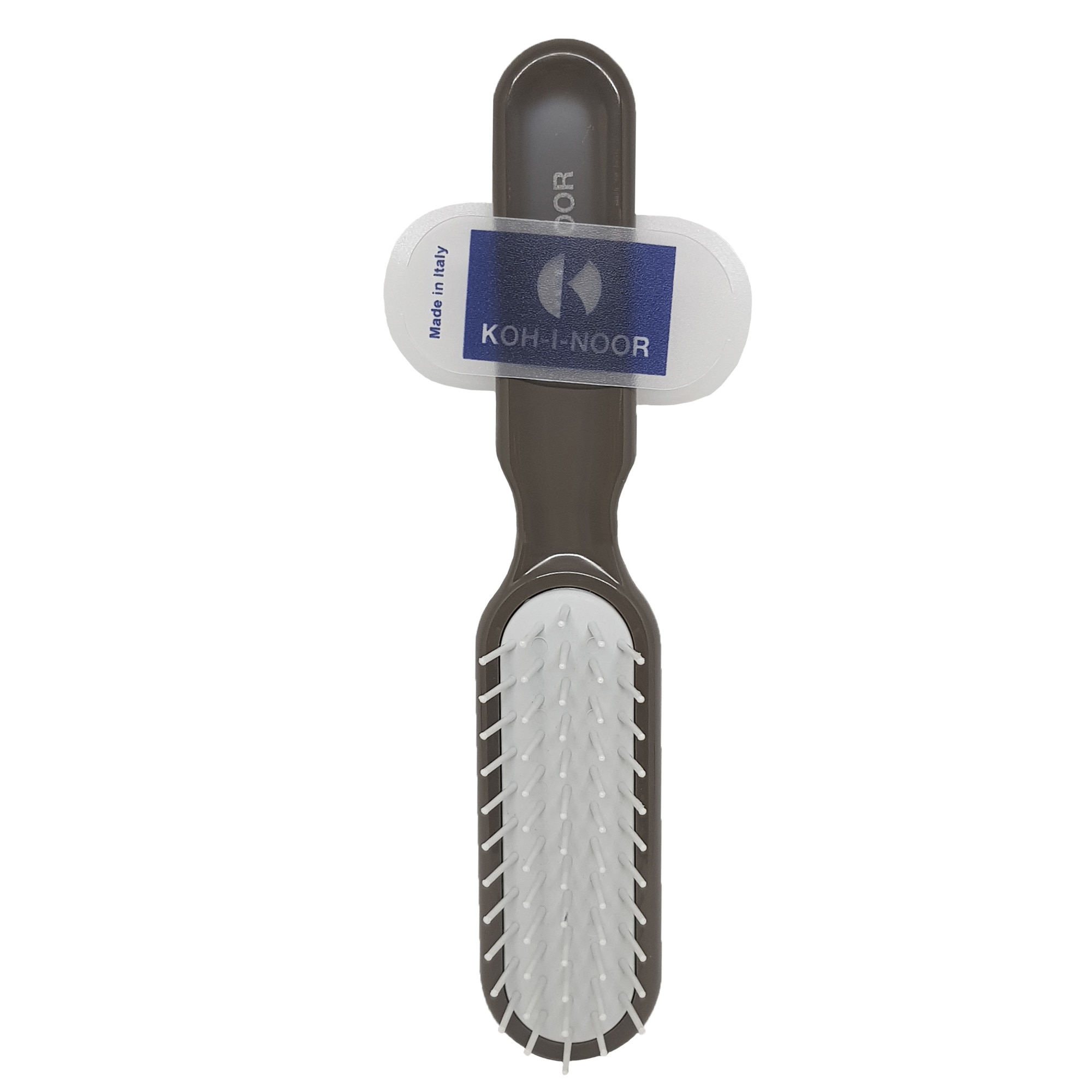 Perie pneumatica gri cu peri cilindrici din plastic, rezistenta la foen, Koh-I-Noor, 8115S