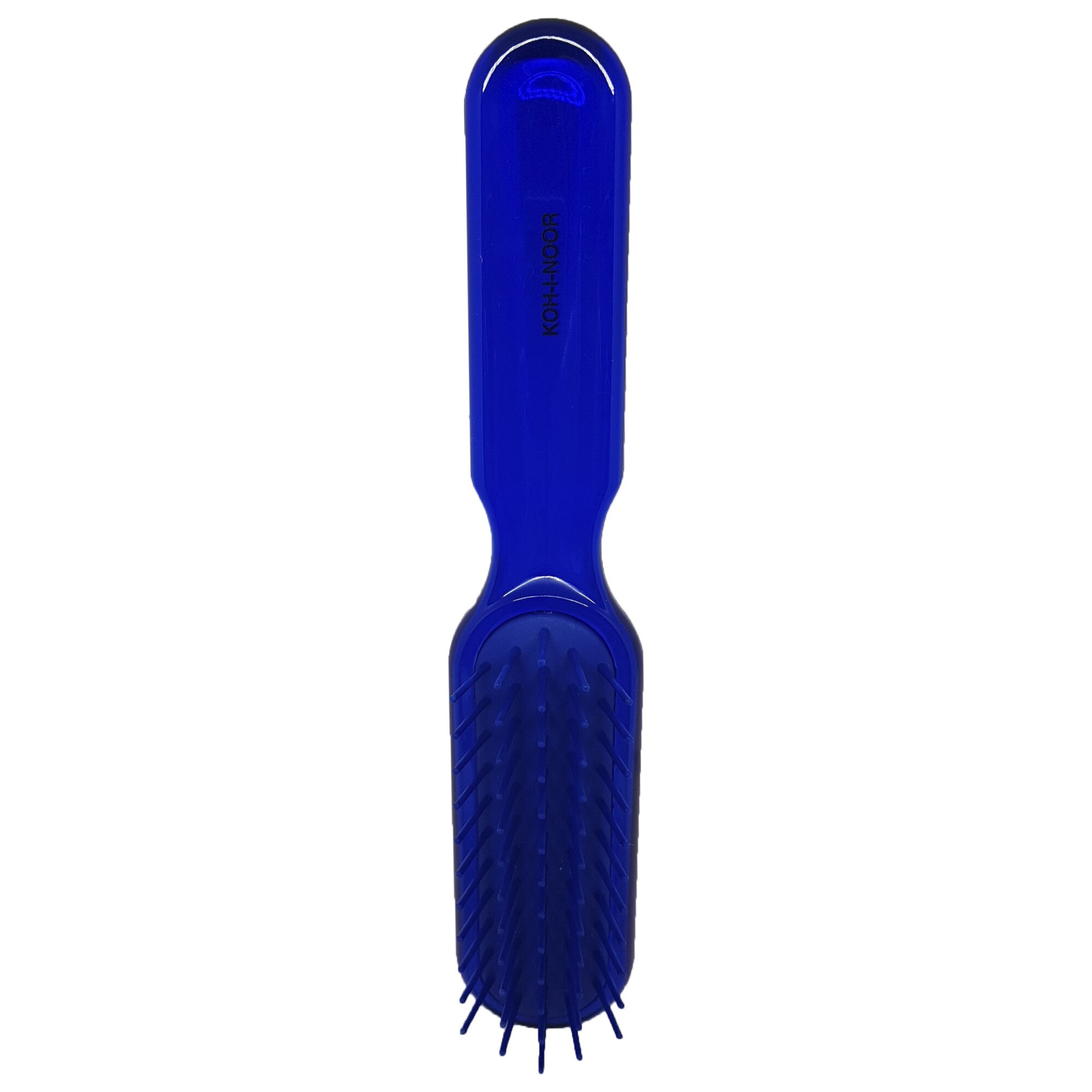 Perie pneumatica albastra cu peri cilindrici din plastic, rezistenta la foen, Koh-I-Noor, 7115B