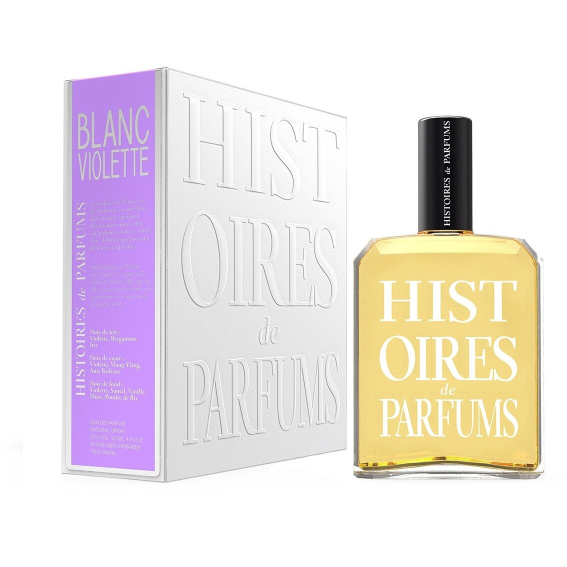 Apa de Parfum Histoires de Parfums Blanc Violette, Femei 120 ml