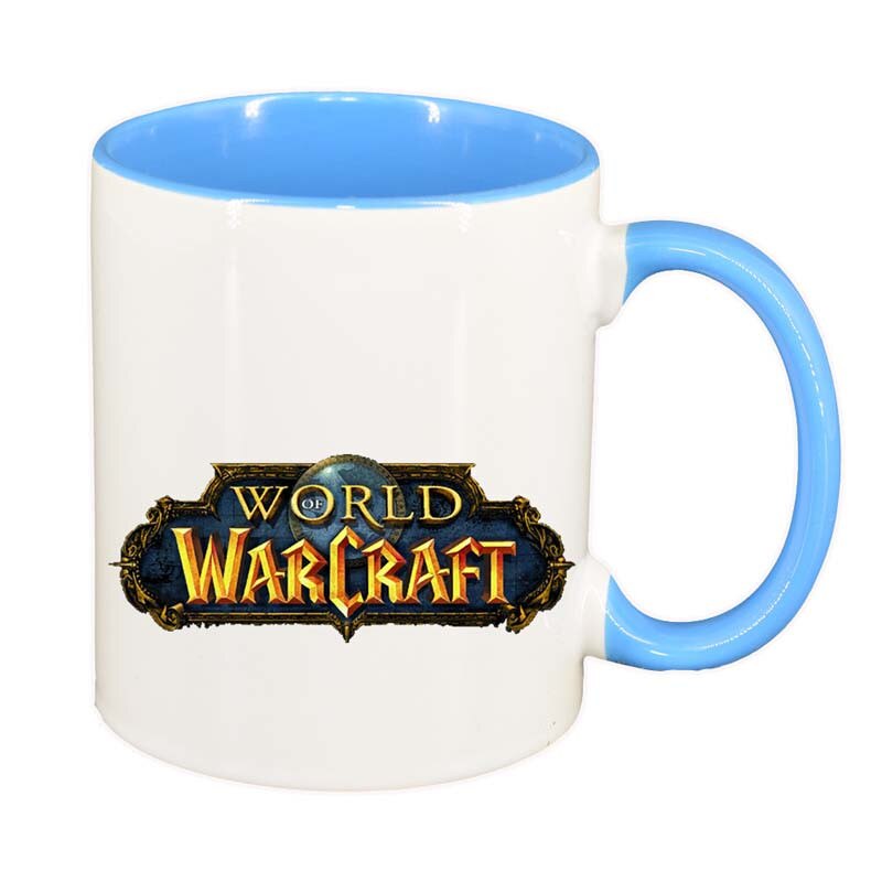 Cana WoW, interior albastru, 330ml, D141