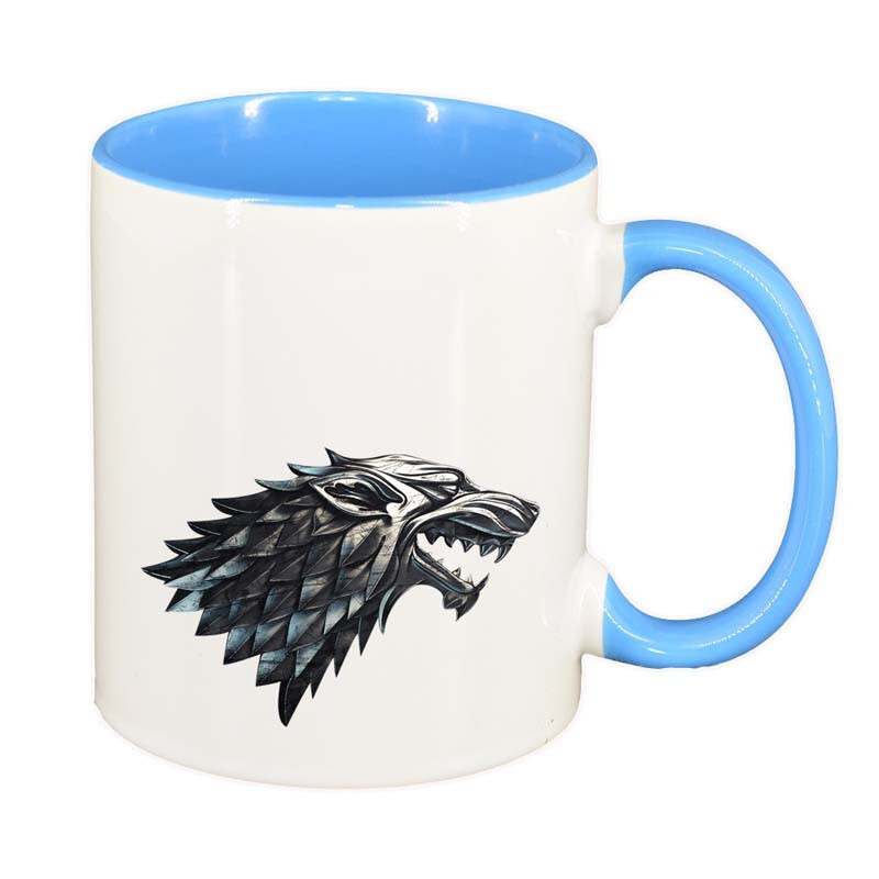 Cana GOT, interior albastru, 330ml, D145