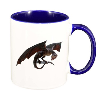 Cana GOT, interior albastru inchis, 330ml, D146 Cana GOT, interior albastru inchis, 330ml, D146