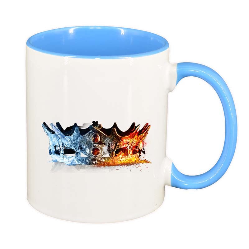 Cana WoW, interior albastru, 330ml, D143