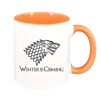 Cana GOT, interior portocaliu, 330ml, D149 Cana GOT, interior portocaliu, 330ml, D149