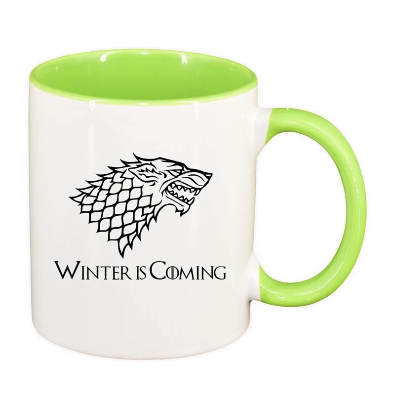 Cana GOT, interior verde deschis, 330ml, D149