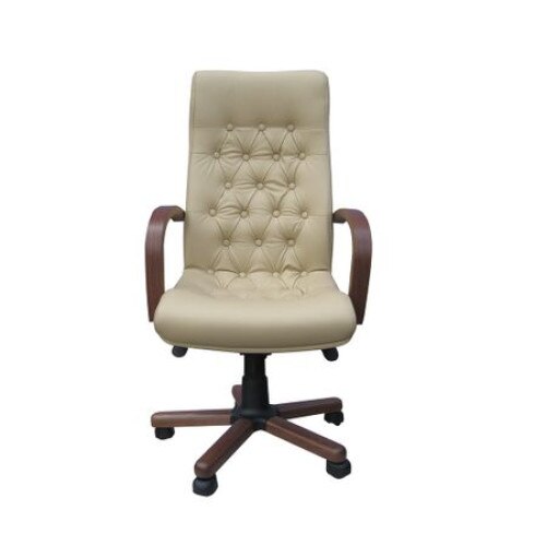 Scaun directorial EMPEROR Bej piele naturala