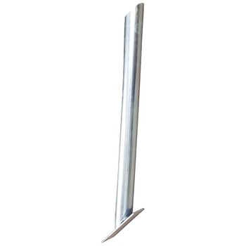 Brat D42mm pentru perete 50cm galvanizat 45grade Brat D42mm pentru perete 50cm galvanizat 45grade